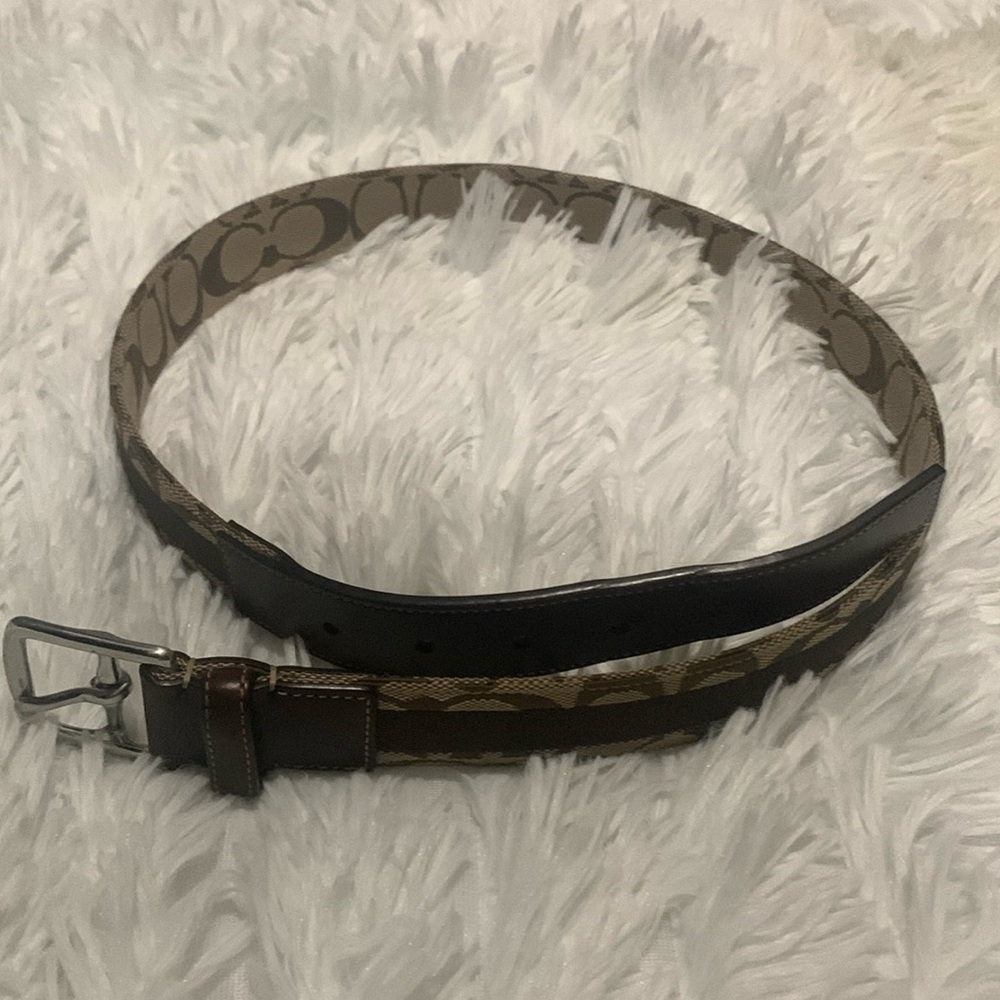 Vintage Coach Monogram Belt